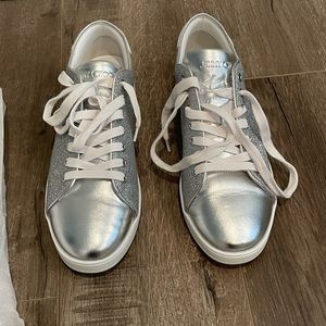 Jimmy Choo Silver Sneakers 39 1/2